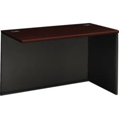 Mahogany/Charcoal 48x24" Right Return For HON® 38000 Modular Series
