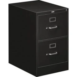 HON 510 Series 2 Drawer Vertical File Cabinet, Legal, Black, 25"D (H512CPP) -Ergot Office Furniture Shop s0836459 s7