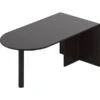 Global Offices To Go® 71" Wide "D" Island Desk, American Espresso, 29 1/2"H X 71"W X 36"D