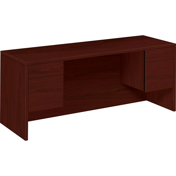 HON® 10500 Series Credenza With Kneespace, 2 Box/2 File Drawers, 72"W, Mahogany Finish NEXTExpress NEXT2019 2 HON® 10500 Series Credenza With Kneespace, 2 Box/2 File Drawers, 72"W, Mahogany Finish NEXTExpress NEXT2019 - Image 2