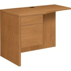 HON® 10500 Series Office Collection In Harvest, Curved Left Return