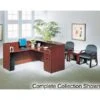 Boss® Laminate Collection In Mahogany Finish; Bullet Desk