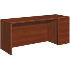 HON® 10700 Series In Cognac, Right Pedestal Credenza