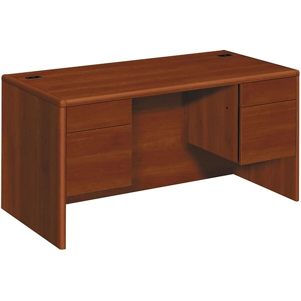 HON® 10700 Series In Cognac, 60" Kneespace Credenza W/ 3/4 Pedestals (HON10771CO) 1 HON® 10700 Series In Cognac, 60" Kneespace Credenza W/ 3/4 Pedestals (HON10771CO)