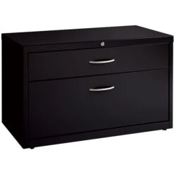 Quill Brand® 36" Low Credenza Lateral File, Box/File, Black (UN28461)