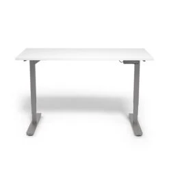 Union & Scale™ Essentials 26"-52" Adjustable Desk, White (UN56206)