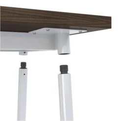 Union & Scale™ Lewis 29"H X 54"W Laminate Office And Computer Writing Desk, Dark Walnut, Tool-Less Assembly (UN55691-CC) -Ergot Office Furniture Shop s1204262 s7