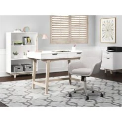 Thomasville Furniture Whitney 48" Writing Desk, Snowy White (SPLS-WH48D-TV) 9 Thomasville Furniture Whitney 48" Writing Desk, Snowy White (SPLS-WH48D-TV) -Ergot Office Furniture Shop s1210808 s7