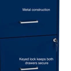 Quill Brand® 2-Drawer Light Duty Vertical File Cabinet, Locking, Letter, Blue, 18" (24362) 11 Quill Brand® 2-Drawer Light Duty Vertical File Cabinet, Locking, Letter, Blue, 18" (24362) -Ergot Office Furniture Shop s1212869 s7