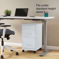 Quill Brand® 2-Drawer Light Duty Vertical File Cabinet, Locking, Letter, Gray, 18" (24363) 15 Quill Brand® 2-Drawer Light Duty Vertical File Cabinet, Locking, Letter, Gray, 18" (24363) -Ergot Office Furniture Shop s1212971 s7