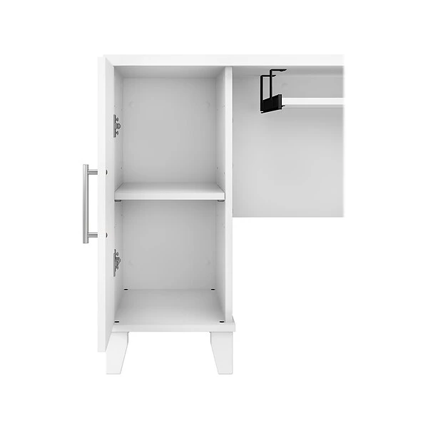 Bush Furniture Somerset 72"W L-Shaped Desk With Storage, White (WC81910K) 6 Bush Furniture Somerset 72"W L-Shaped Desk With Storage, White (WC81910K) - Image 6