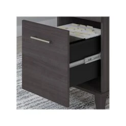 Bush Furniture Somerset 72W 3 Position Sit To Stand L Shaped Desk, Storm Gray (SET014SG) 9 Bush Furniture Somerset 72W 3 Position Sit To Stand L Shaped Desk, Storm Gray (SET014SG) -Ergot Office Furniture Shop sp101295733 s7