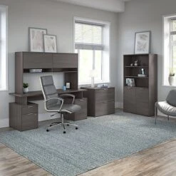 Bush Business Furniture Jamestown 2-Drawer Lateral File Cabinet, Locking, Letter/Legal, Storm Gray, 29.72" (JTF130SGSU) -Ergot Office Furniture Shop sp101402870 s7