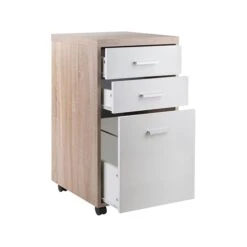 Winsome Kenner 57" Workstation Desk, Reclaimed Wood/White (18361) -Ergot Office Furniture Shop sp102583293 s7