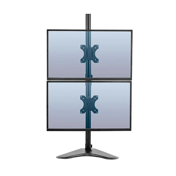 Fellowes Professional Series Freestanding Dual Stacking Monitor Arm, Up To 32", Black (8044001) 1 Fellowes Professional Series Freestanding Dual Stacking Monitor Arm, Up To 32", Black (8044001)