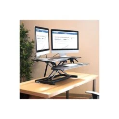 Flexispot AlcoveRiser 36" Adjustable Desk Riser, Black (M7C) -Ergot Office Furniture Shop sp104571599 s7