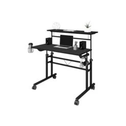 Techni Mobili 36" Mobile Desk, Black (RTA-3800SU-BK) -Ergot Office Furniture Shop sp104815432 s7