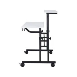 Techni Mobili 36" Mobile Desk, White/Black (RTA-3800SU-WHT) -Ergot Office Furniture Shop sp104815439 s7