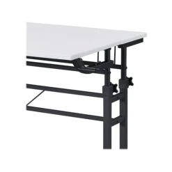 Techni Mobili 36" Mobile Desk, White/Black (RTA-3800SU-WHT) -Ergot Office Furniture Shop sp104815440 s7