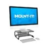 Mount-It! 2-Tier Monitor Stand, Up To 32", Black (MI-7361)