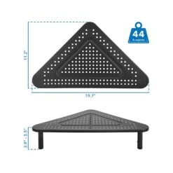 Mount-It! Adjustable Corner Monitor Stand, Up To 32", Black (MI-7362) -Ergot Office Furniture Shop sp105964874 s7