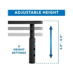 Mount-It! Adjustable Corner Monitor Stand, Up To 32", Black (MI-7362) -Ergot Office Furniture Shop sp105964876 s7