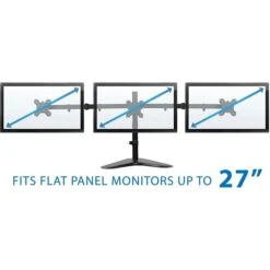 Mount-It! Adjustable Triple Monitor Stand, Up To 32", Black (MI-2789XL) -Ergot Office Furniture Shop sp106058280 s7