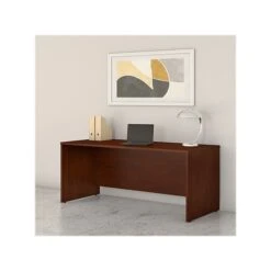 Bush Business Furniture Studio C 72W X 30D Office Desk, Hansen Cherry (SCD272HC)