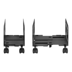 Mount-It! Metal CPU Stand With Four Casters, Black (MI-7153) -Ergot Office Furniture Shop sp106382988 s7