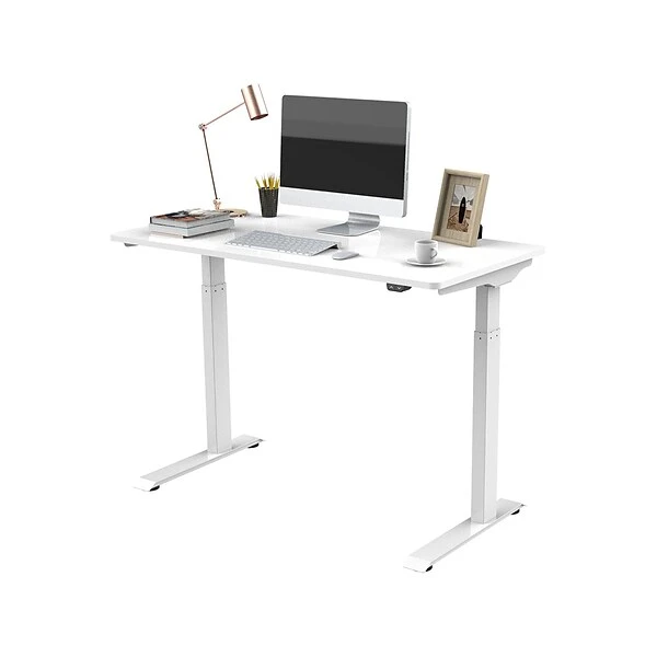 FlexiSpot Vici 29"-48" Electric Height Adjustable Desk, White (EC9W) 2 FlexiSpot Vici 29"-48" Electric Height Adjustable Desk, White (EC9W) - Image 2