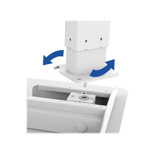 FlexiSpot Vici 29"-48" Electric Height Adjustable Desk, White (EC9W) 3 FlexiSpot Vici 29"-48" Electric Height Adjustable Desk, White (EC9W) - Image 3