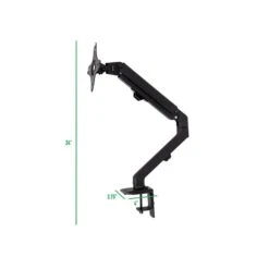 Mind Reader Adjustable Monitor Stand, Up To 27" Monitor, Black (SARMON-BLK) -Ergot Office Furniture Shop sp109065222 s7