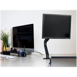 Mind Reader Adjustable Monitor Stand, Up To 27" Monitor, Black (SARMON-BLK) -Ergot Office Furniture Shop sp109065223 s7