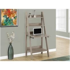 Monarch 26" Computer Desk, Dark Taupe (I 7042) -Ergot Office Furniture Shop sp109679954 s7