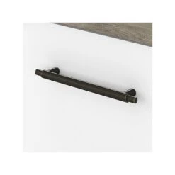 Bush Furniture Key West 2-Drawer Mobile File Cabinet, Letter/Legal, Shiplap Gray/Pure White, 15.51" (KWF116G2W-03) -Ergot Office Furniture Shop sp109851122 s7