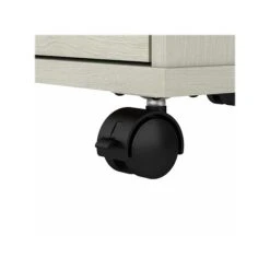 Bush Furniture Key West 2-Drawer Mobile File Cabinet, Letter/Legal, Linen White Oak, 15.75" (KWF116LW-03) -Ergot Office Furniture Shop sp109940261 s7