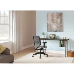 HON Coze 48"W Desk W/U-Storage, Florence Walnut And Silver (HONRPL2448FWP6S) -Ergot Office Furniture Shop sp110977332 s7