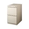 Quill Brand® 2-Drawer Vertical File Cabinet, Locking, Letter, Putty/Beige, 19.88"D (24872D)