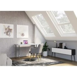 HON Coze 54"W Desk, Designer White And Silver (HONRPL2454DWP6) -Ergot Office Furniture Shop sp111587190 s7