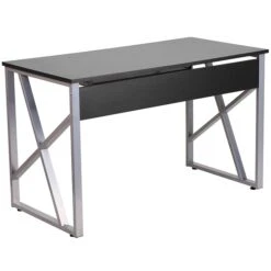 Flash Furniture Black Computer Desk With Pull-Out Keyboard Tray -Ergot Office Furniture Shop sp111678523 s7