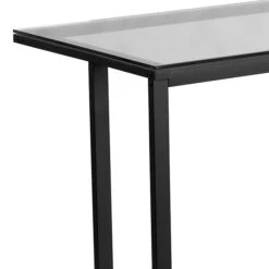 Flash Furniture 47" Glass Glass Computer Desks Clear/Black (NANWK055) 15 Flash Furniture 47" Glass Glass Computer Desks Clear/Black (NANWK055) -Ergot Office Furniture Shop sp112225014 s7