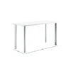 HON Coze 54"W Desk, Designer White And Silver (HONRPL2454DWP6)