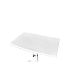 Seville Classics 21"-33" Metal Mobile Laptop Computer Desk Cart, White (OFF65855) -Ergot Office Furniture Shop sp113784838 s7