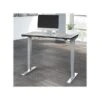 Bush Business Furniture Move 40 Series 28''-48'' Adjustable Standing Desk, White Spectrum/Cool Gray Metallic (M4S4824WPSK)