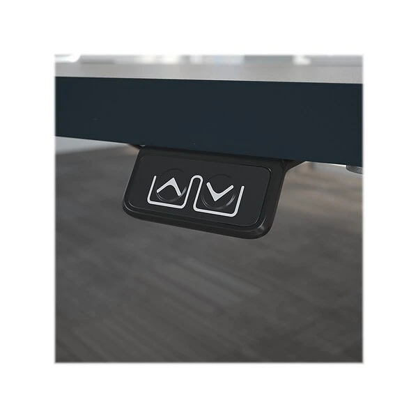 Bush Business Furniture Move 40 Series 28"-48" Adjustable Standing Desk, White Spectrum/Cool Gray Metallic (M4S6030WPSK) 5 Bush Business Furniture Move 40 Series 28"-48" Adjustable Standing Desk, White Spectrum/Cool Gray Metallic (M4S6030WPSK) - Image 5