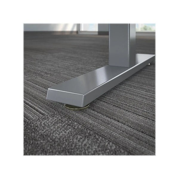 Bush Business Furniture Move 40 Series 28"-48" Adjustable Standing Desk, White Spectrum/Cool Gray Metallic (M4S6030WPSK) 6 Bush Business Furniture Move 40 Series 28"-48" Adjustable Standing Desk, White Spectrum/Cool Gray Metallic (M4S6030WPSK) - Image 6