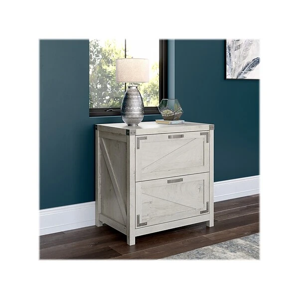 Kathy Ireland® Home By Bush Furniture 2-Drawer Lateral File Cabinet, Letter/Legal, Cottage White, 29" (CGF129CWH-03) 1 Kathy Ireland® Home By Bush Furniture 2-Drawer Lateral File Cabinet, Letter/Legal, Cottage White, 29" (CGF129CWH-03)