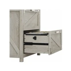 Kathy Ireland® Home By Bush Furniture 2-Drawer Lateral File Cabinet, Letter/Legal, Cottage White, 29" (CGF129CWH-03) 11 Kathy Ireland® Home By Bush Furniture 2-Drawer Lateral File Cabinet, Letter/Legal, Cottage White, 29" (CGF129CWH-03) -Ergot Office Furniture Shop sp116167204 s7