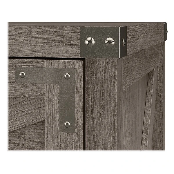 Kathy Ireland® Home By Bush Furniture 2-Drawer Lateral File Cabinet, Letter/Legal, Restored Gray, 29" (CGF129RTG-03) 6 Kathy Ireland® Home By Bush Furniture 2-Drawer Lateral File Cabinet, Letter/Legal, Restored Gray, 29" (CGF129RTG-03) - Image 6