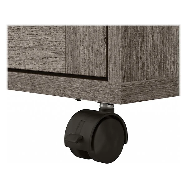 Kathy Ireland® Home By Bush Furniture 2-Drawer Vertical File Cabinet, Mobile, Letter/Legal, Restored Gray, 17" 6 Kathy Ireland® Home By Bush Furniture 2-Drawer Vertical File Cabinet, Mobile, Letter/Legal, Restored Gray, 17" - Image 6